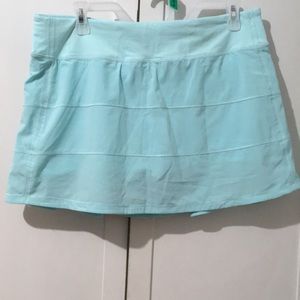lululemon Skort Pace Rival Skirt Aquamarine Blue